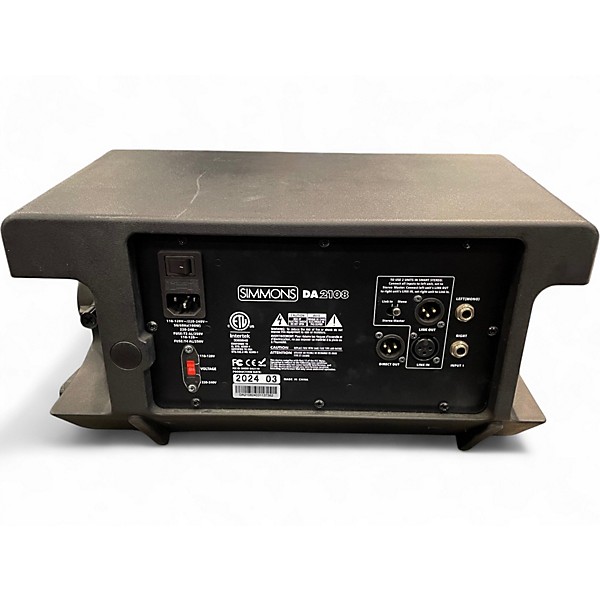 Used Simmons DA2108 Powered Speaker