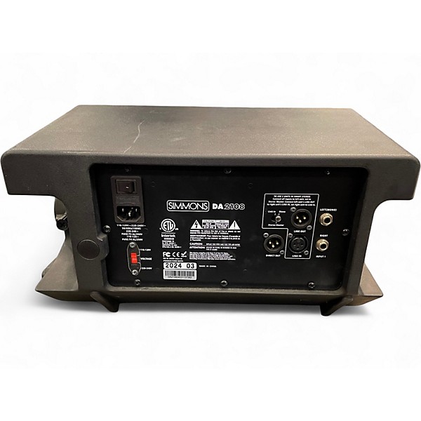Used Simmons DA2108 Powered Speaker