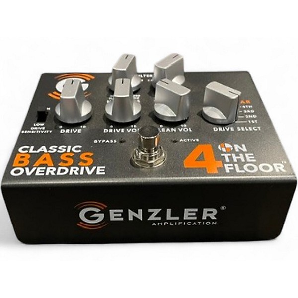 Used Genzler Amplification 4 On The Floor Bass Overdrive Effect Pedal