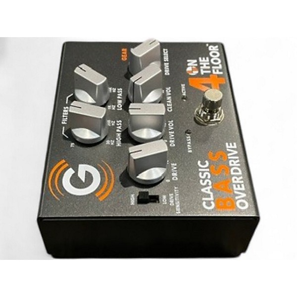 Used Genzler Amplification 4 On The Floor Bass Overdrive Effect Pedal