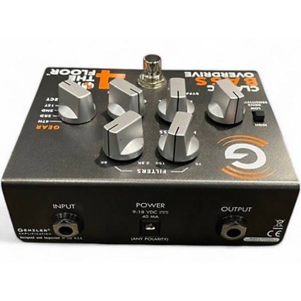Used Genzler Amplification 4 On The Floor Bass Overdrive Effect Pedal