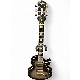 Used Epiphone Les Paul Custom Silverburst Solid Body Electric Guitar