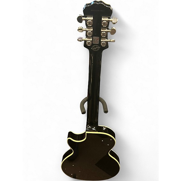 Used Epiphone Les Paul Custom Silverburst Solid Body Electric Guitar
