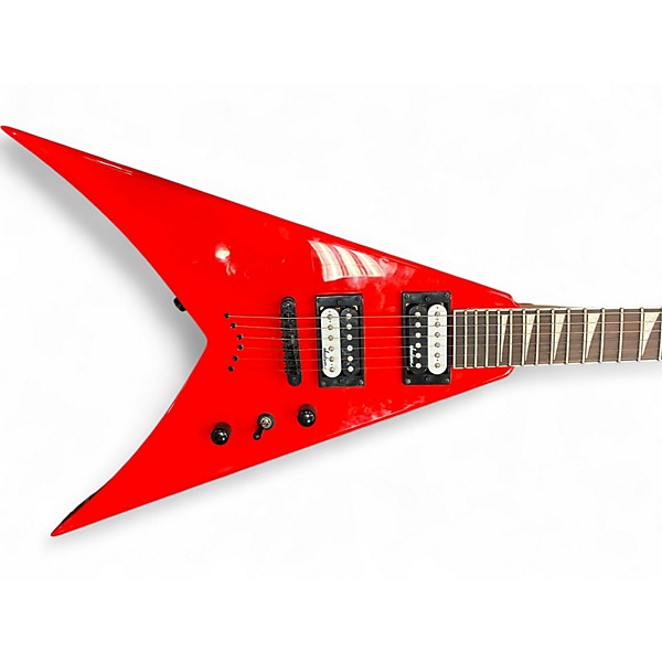 Used Jackson JS32T King V Candy Apple Red Solid Body Electric Guitar