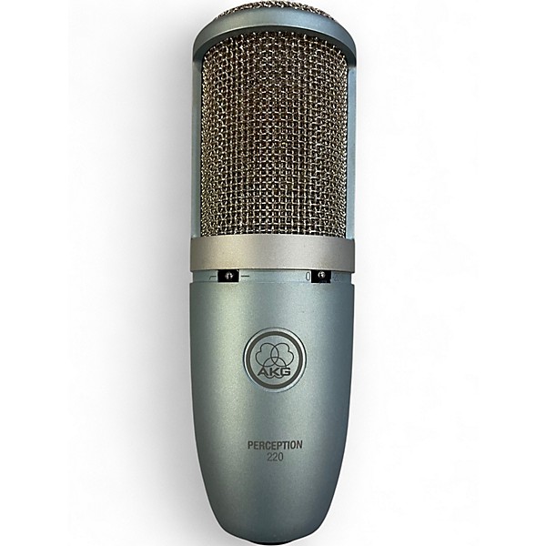 Used AKG Perception 220 Silver Condenser Microphone