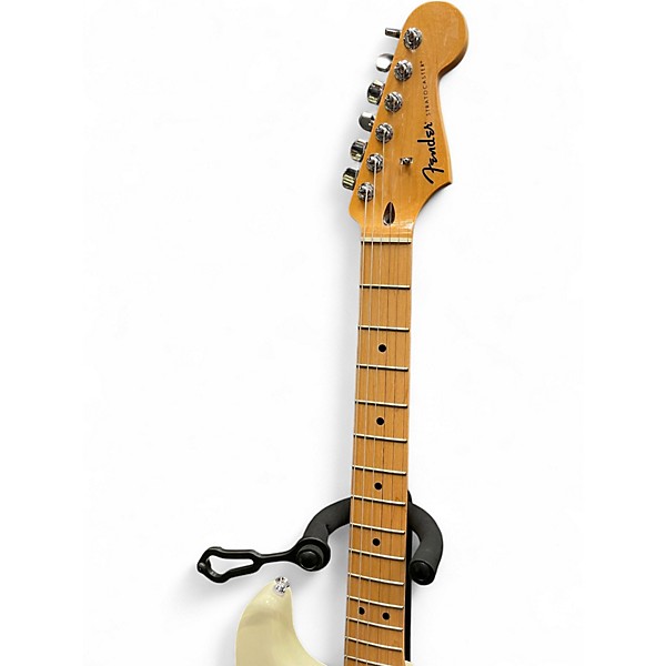 Used Fender Standard Stratocaster Olympic White Solid Body Electric Guitar