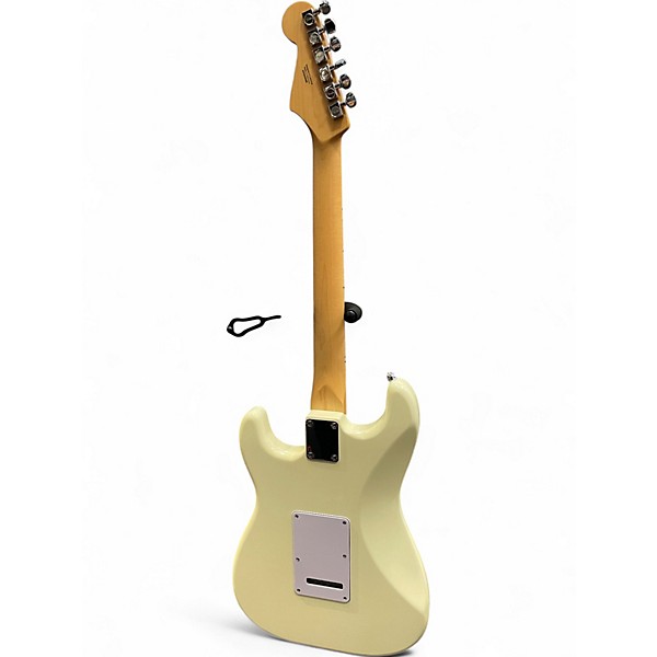 Used Fender Standard Stratocaster Olympic White Solid Body Electric Guitar