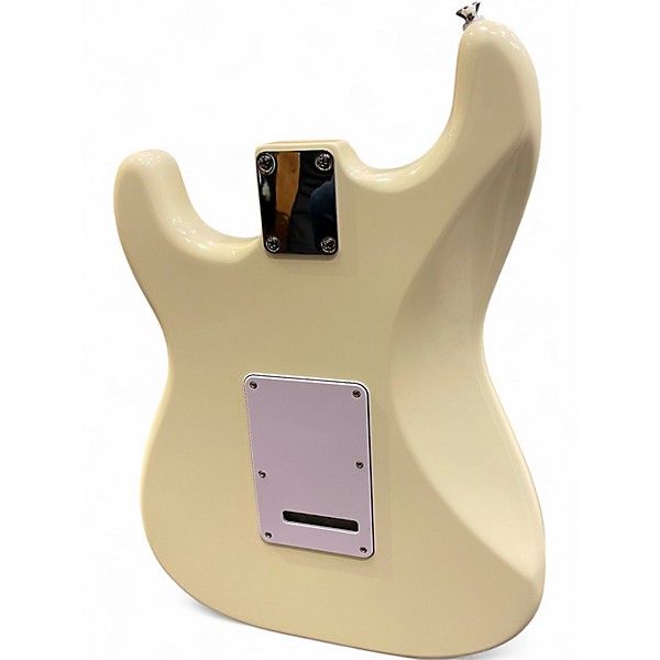 Used Fender Standard Stratocaster Olympic White Solid Body Electric Guitar