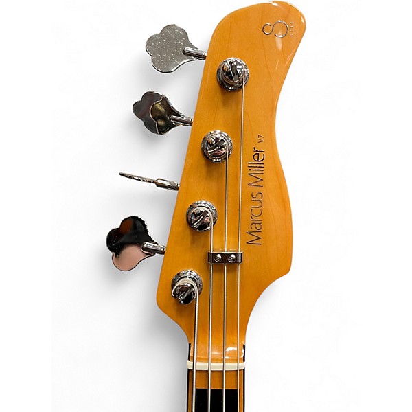Used Sire Marcus Miller V7 Alder Redburst Sparkle Electric Bass Guitar