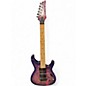 Used Ibanez S470DXQM Trans Purple Solid Body Electric Guitar thumbnail