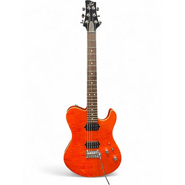 Used Suhr OSO Short-Scale Trans Orange Solid Body Electric Guitar