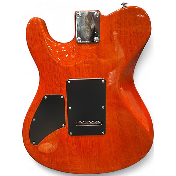 Used Suhr OSO Short-Scale Trans Orange Solid Body Electric Guitar