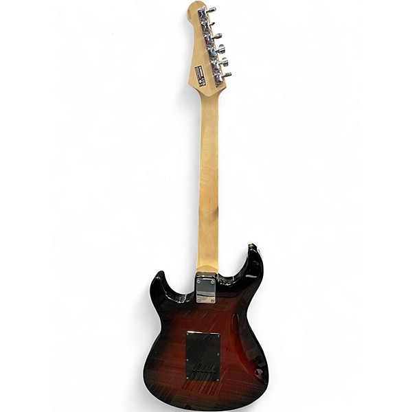 Used Yamaha PACIFICA Brown Sunburst Solid Body Electric Guitar