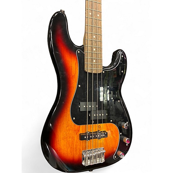 Used Squier Affinity Precision Bass 2 Color Sunburst Electric Bass Guitar