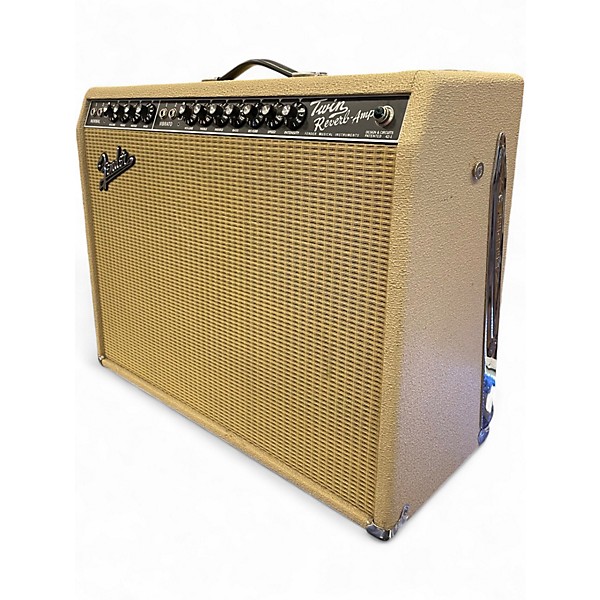 Used Fender Twin Reverb 1965 Reissue Limited Edition Blonde Tube Guitar Combo Amp