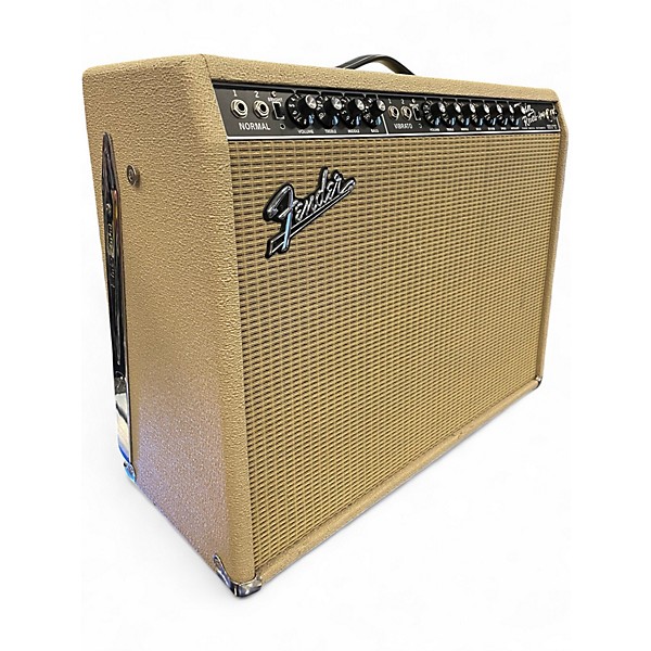 Used Fender Twin Reverb 1965 Reissue Limited Edition Blonde Tube Guitar Combo Amp