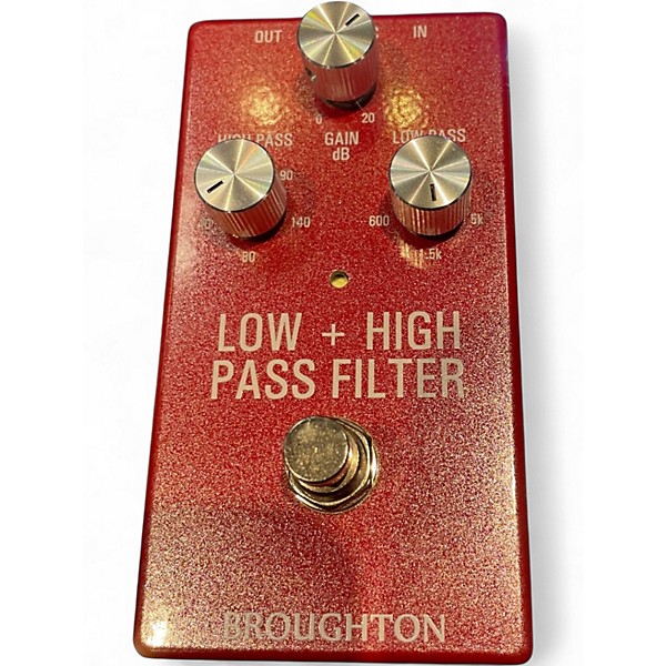 Used Broughton LOW HIGH PASS FILTER Effect Pedal