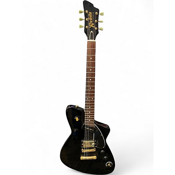 Used Rivolta SFERATA Black Solid Body Electric Guitar