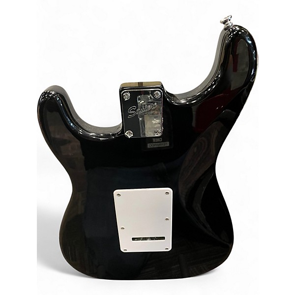 Used Squier Bullet Stratocaster Black Solid Body Electric Guitar