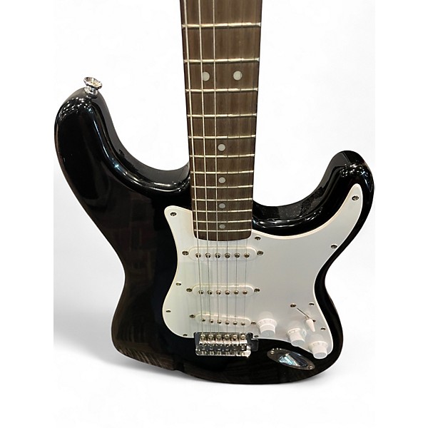 Used Squier Bullet Stratocaster Black Solid Body Electric Guitar