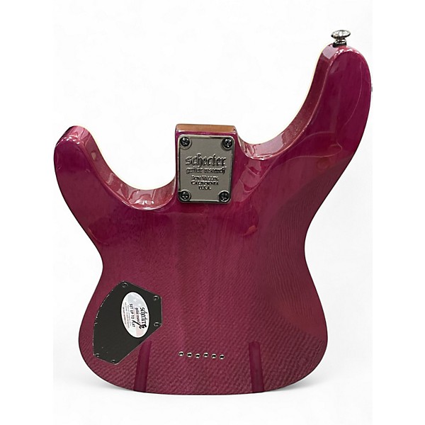 Used Schecter Guitar Research Omen Extreme 6 Pink Solid Body Electric Guitar