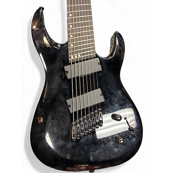 Used Harley Benton eight string Black Solid Body Electric Guitar