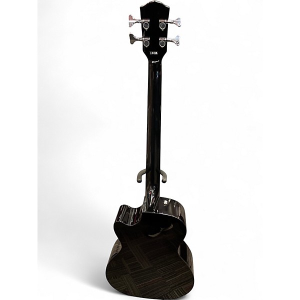 Used Fender CB-60SCE Black Acoustic Bass Guitar
