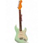 Used Fender AMERICAN ULTRA LUX VINTAGE STRATOCASTER Surf Green Solid Body Electric Guitar thumbnail