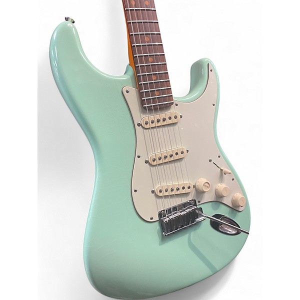 Used Fender AMERICAN ULTRA LUX VINTAGE STRATOCASTER Surf Green Solid Body Electric Guitar