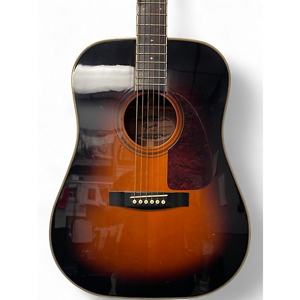 Used Fender F240A 2 Color Sunburst Acoustic Guitar