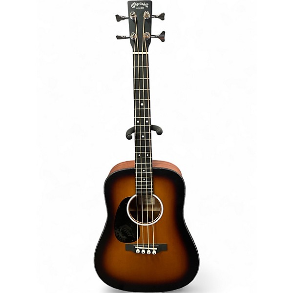 Used Martin DJR-10E Sunburst Acoustic Bass Guitar