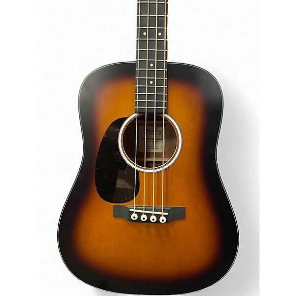 Used Martin DJR-10E Sunburst Acoustic Bass Guitar