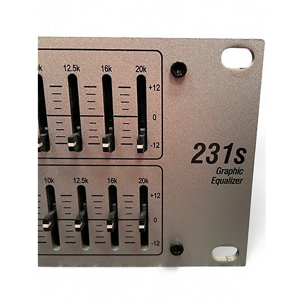 Used dbx 231s Dual Channel 31-Band Graphic Equalizer