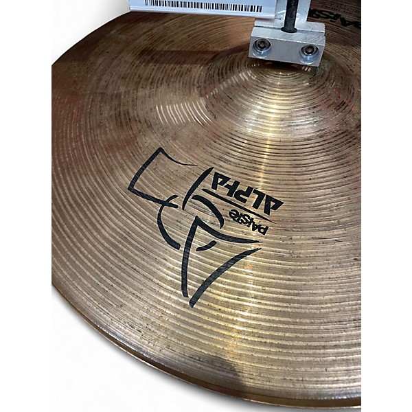 Used Paiste 14in Alpha Medium Hi Hat Pair Cymbal
