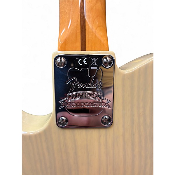 Used Fender 70th Anniversary Broadcaster No Relic Pale Butterscotch Solid Body Electric Guitar