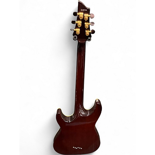 Used Schecter Guitar Research CSH1 Tobacco Sunburst Hollow Body Electric Guitar