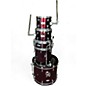 Used Basix Percussion 5 Piece BSX wine red Drum Kit thumbnail
