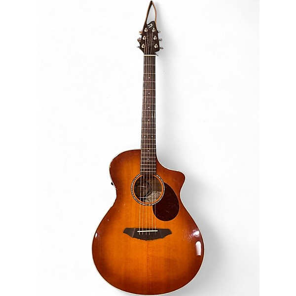 Used Breedlove Passport PLUS C250/SBE Brown Sunburst Acoustic Electric Guitar