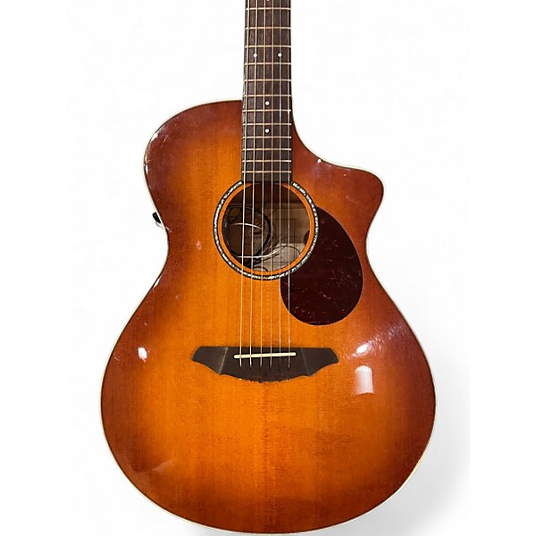 Used Breedlove Passport PLUS C250/SBE Brown Sunburst Acoustic Electric Guitar