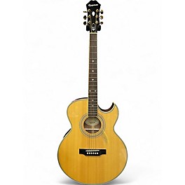 Used Epiphone PR5E Natural Acoustic Electric Guitar