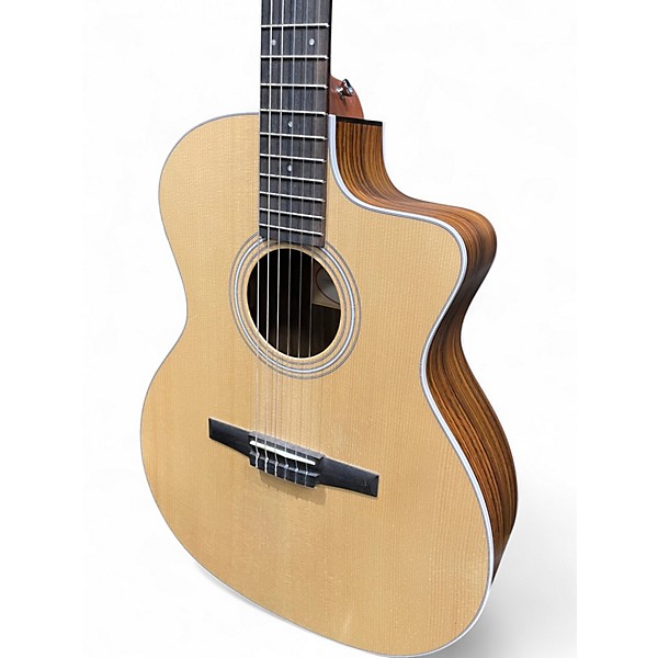 Used Taylor 214CEN Natural Classical Acoustic Electric Guitar