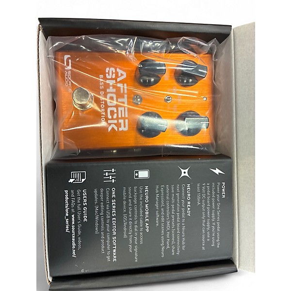 Used Source Audio After Shock Bass Distortion Bass Effect Pedal