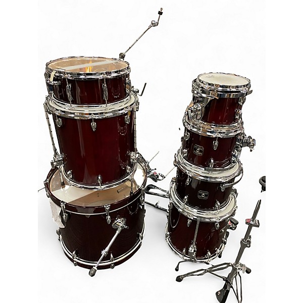 Used Gretsch Drums 7 Piece Catalina Maple DEEP CHERRY Drum Kit