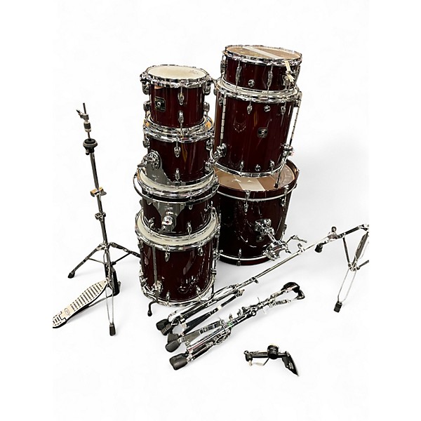 Used Gretsch Drums 7 Piece Catalina Maple DEEP CHERRY Drum Kit