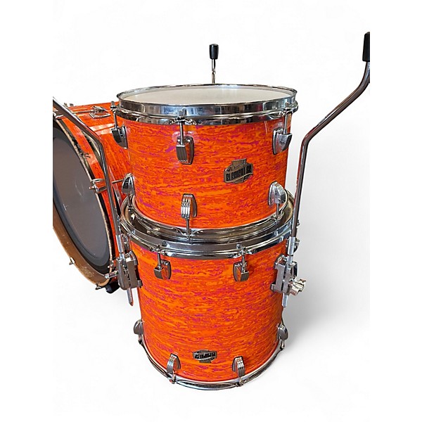 Used Ludwig 3 Piece ELEMENT SE MOD ORANGE Drum Kit
