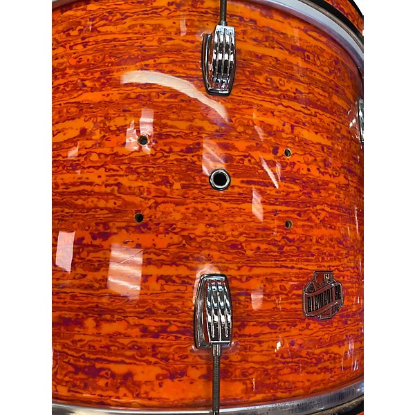 Used Ludwig 3 Piece ELEMENT SE MOD ORANGE Drum Kit