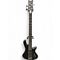 Used Schecter Guitar Research Stiletto Studio 5 String Satin See-Thru Black Electric Bass Guitar thumbnail