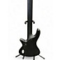 Used Schecter Guitar Research Stiletto Studio 5 String Satin See-Thru Black Electric Bass Guitar