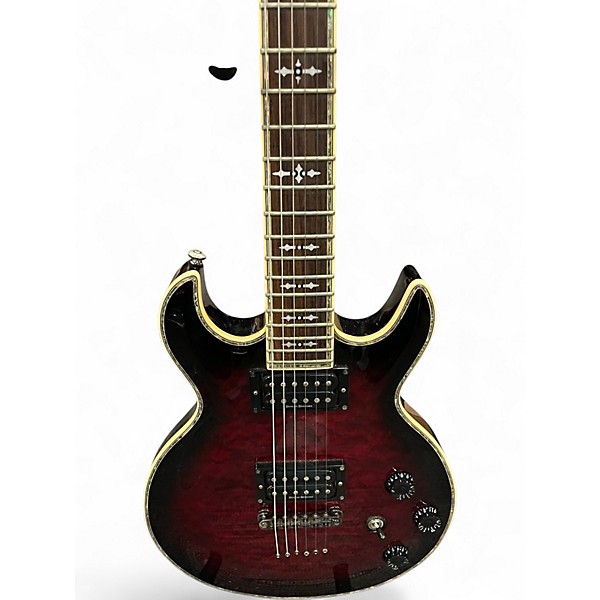 Used Schecter Guitar Research S-1 ELITE Crimson Red Trans Solid Body Electric Guitar