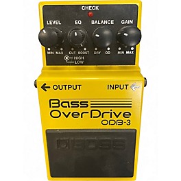Used BOSS ODB3 Bass Overdrive Bass Effect Pedal